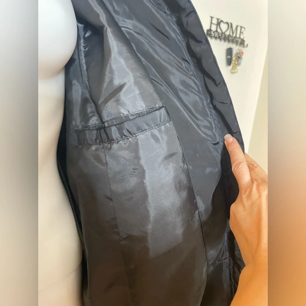 MAN Boohoo Longline Duvet Puffer In Black Size M